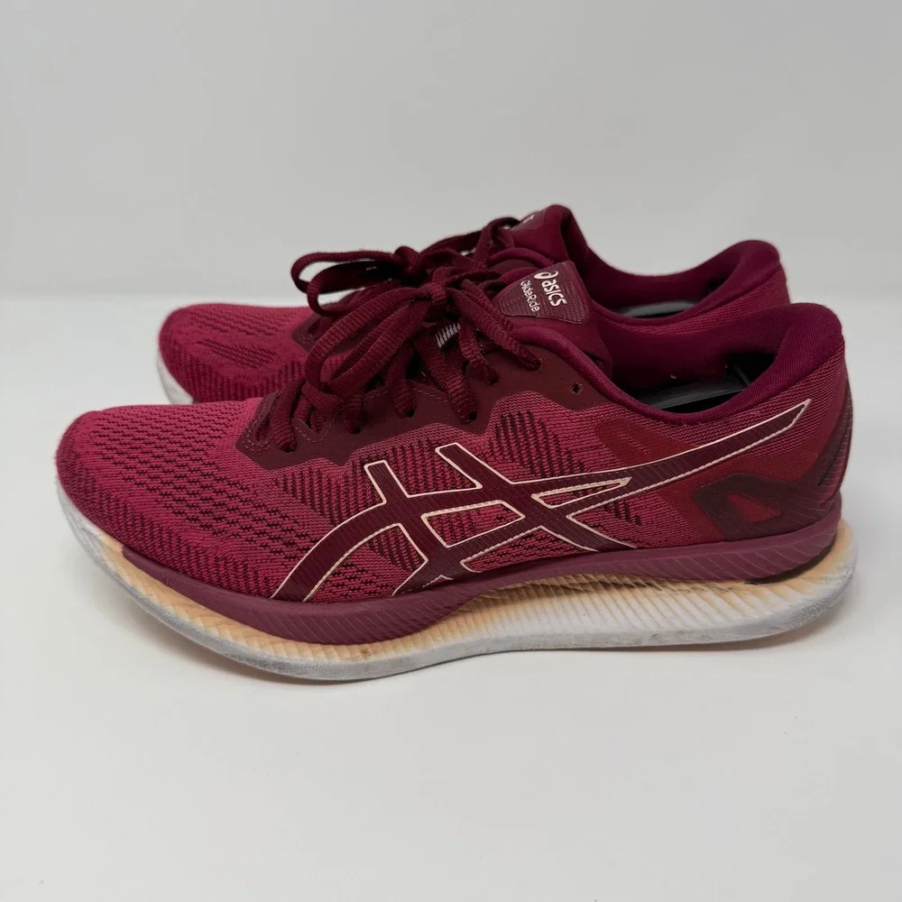 Asics Running Shoes Size 10 Glideride 1012A699 Rose‎ Peral/Breeze 25.5cm Women's